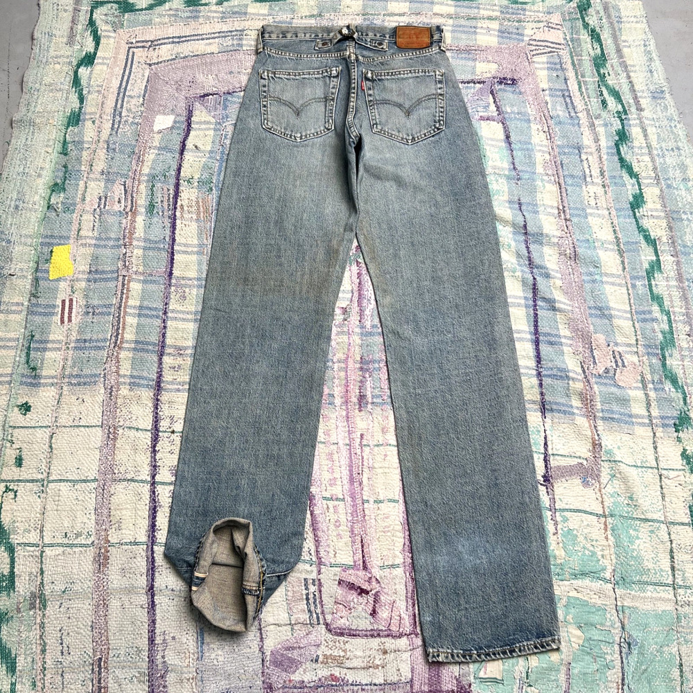 Vintage Levi's 702XX Jeans Men's 28x36 Japan Made Selvedge Big E Cinch Back